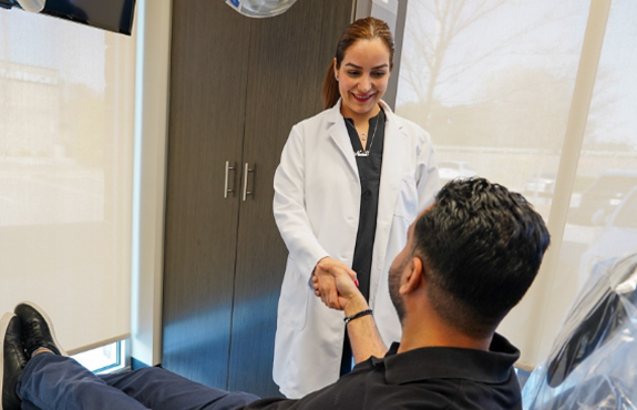 doctor working on patient in Port Orange